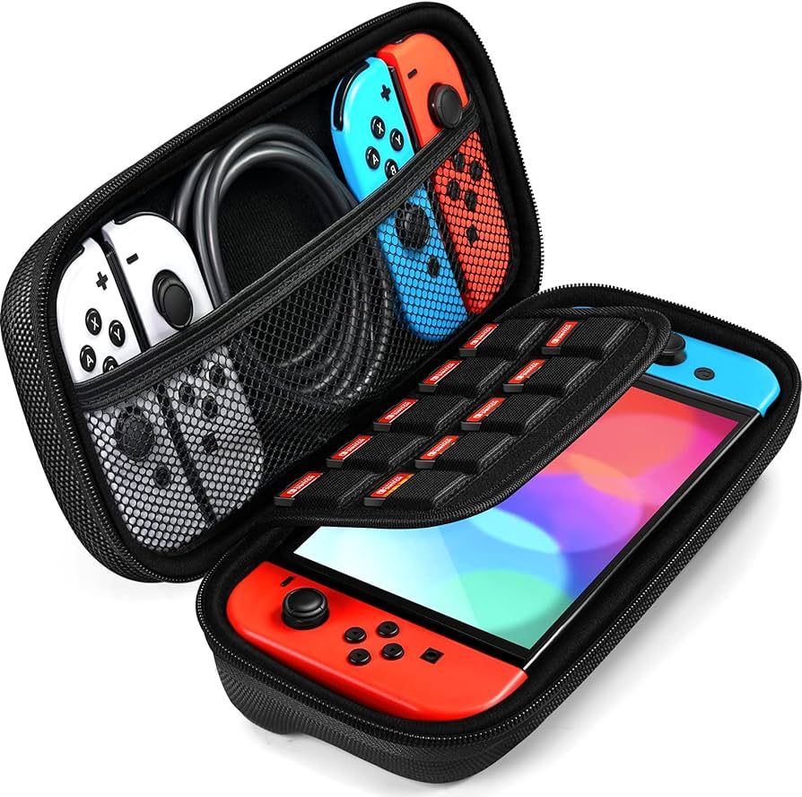 ivoler Carrying Case for Nintendo Switch and NEW Switch OLED Model(2021),Portable Hard Shell Pouc... | Amazon (US)