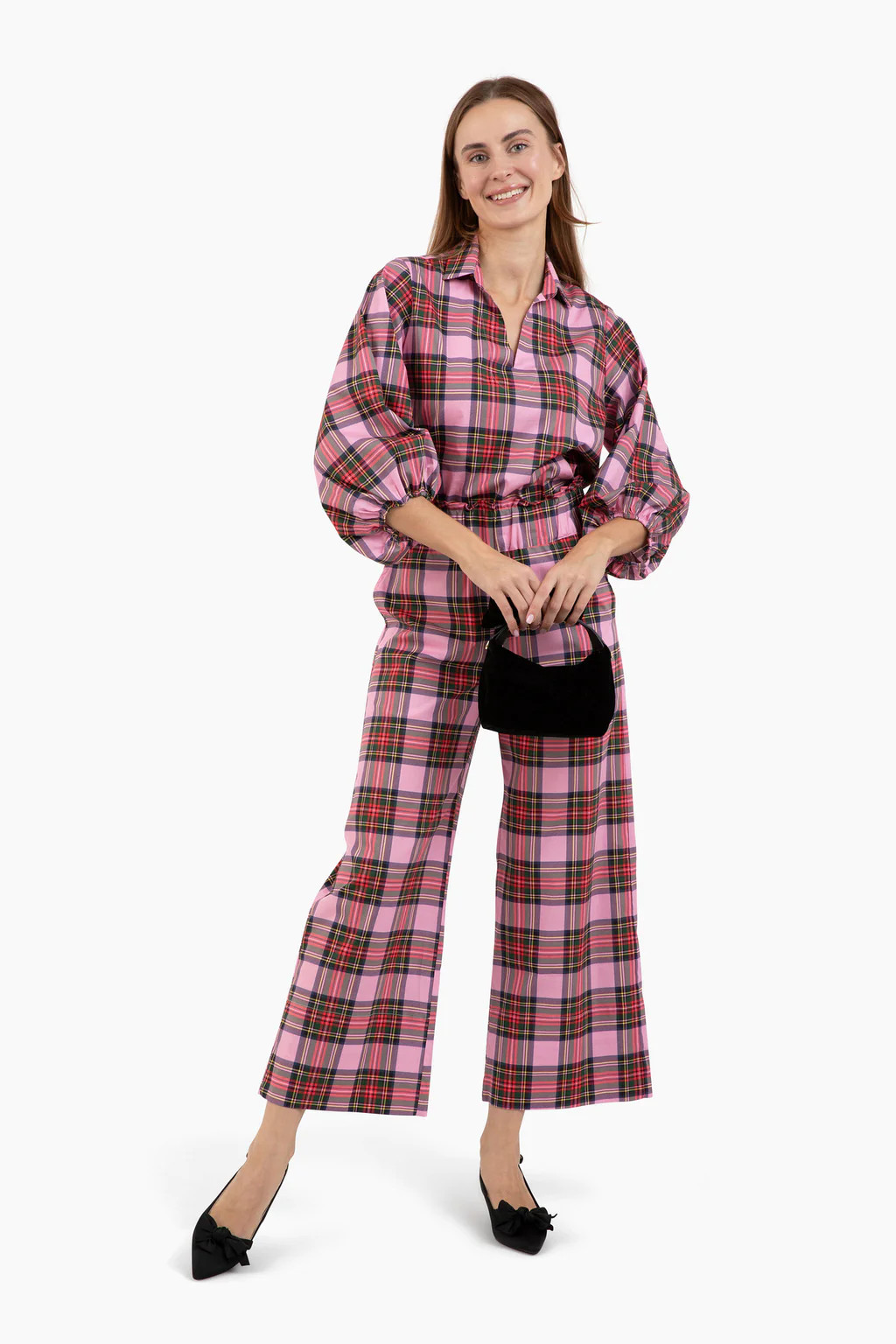 Take Pause Full-Length Set - Merry Plaid | Quiet Culture