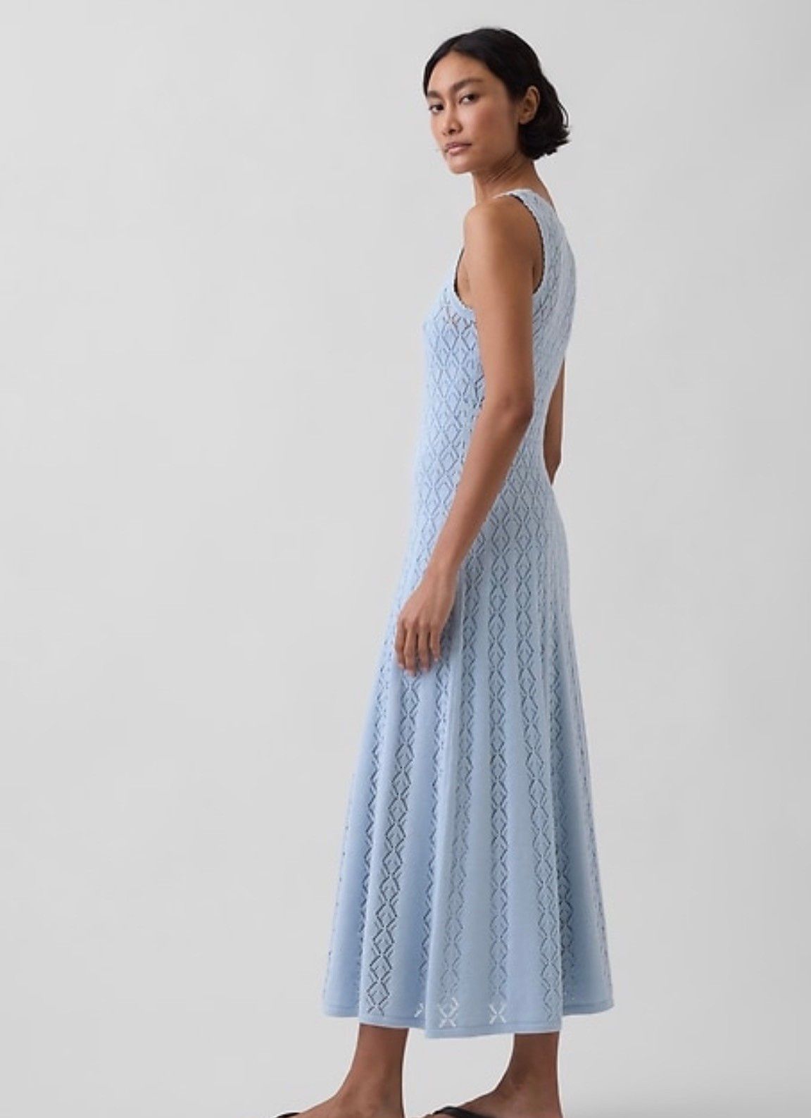 Pretty pointelle dress 

Blue color of the season

@gap gap style 
Spring dress 

#LTKOver40 #LTKSeasonal #LTKValentine