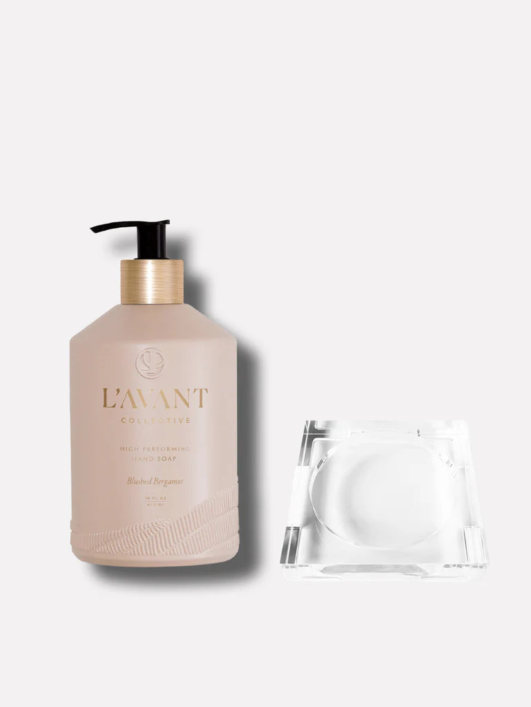 Hand Soap + Tray Bundle - Blushed Bergamot | L'AVANT Collective