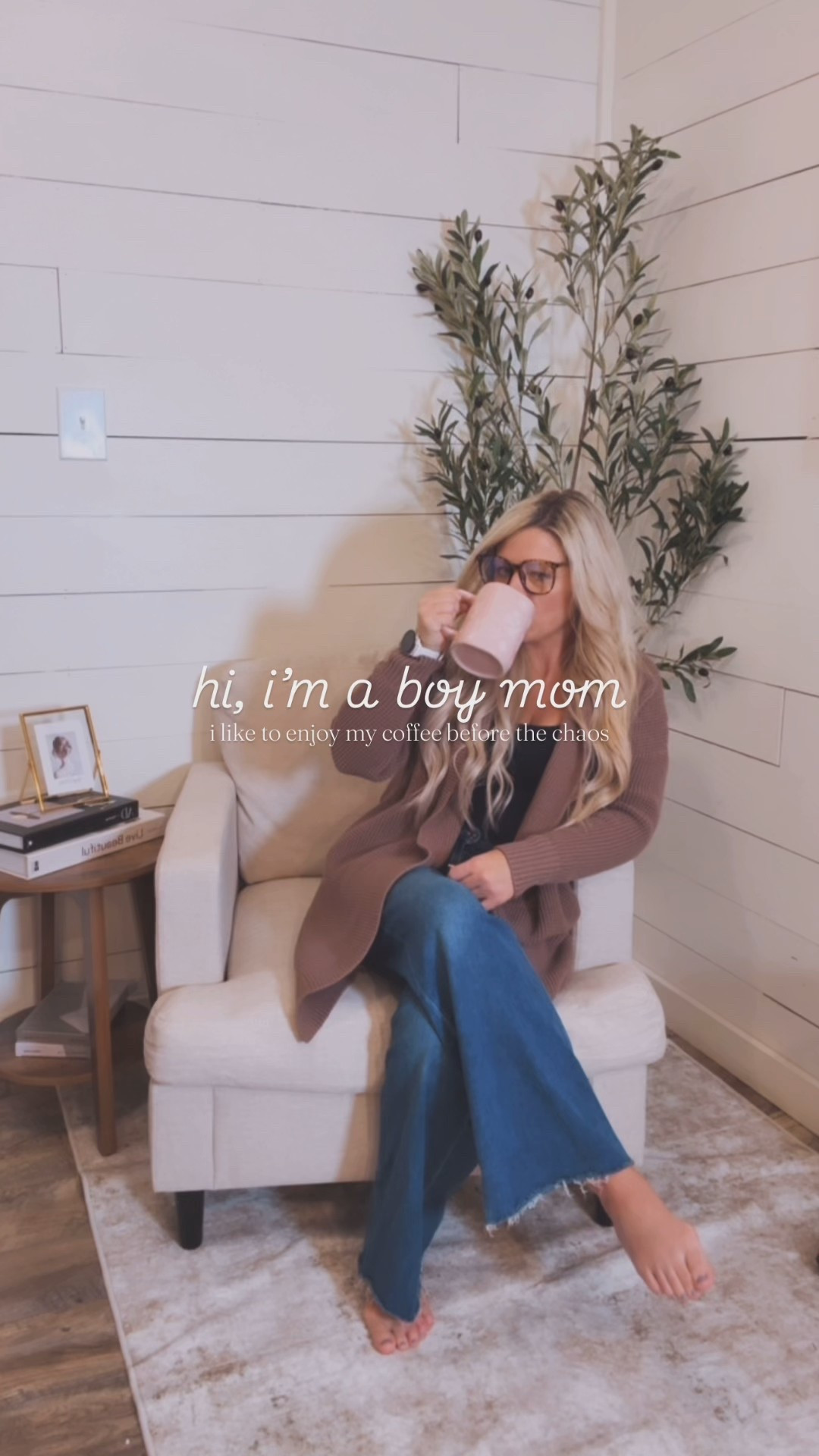 Cardi
Jeans
Work from home outfit 


#LTKootd #LTKmomlife #LTKmorningroutine