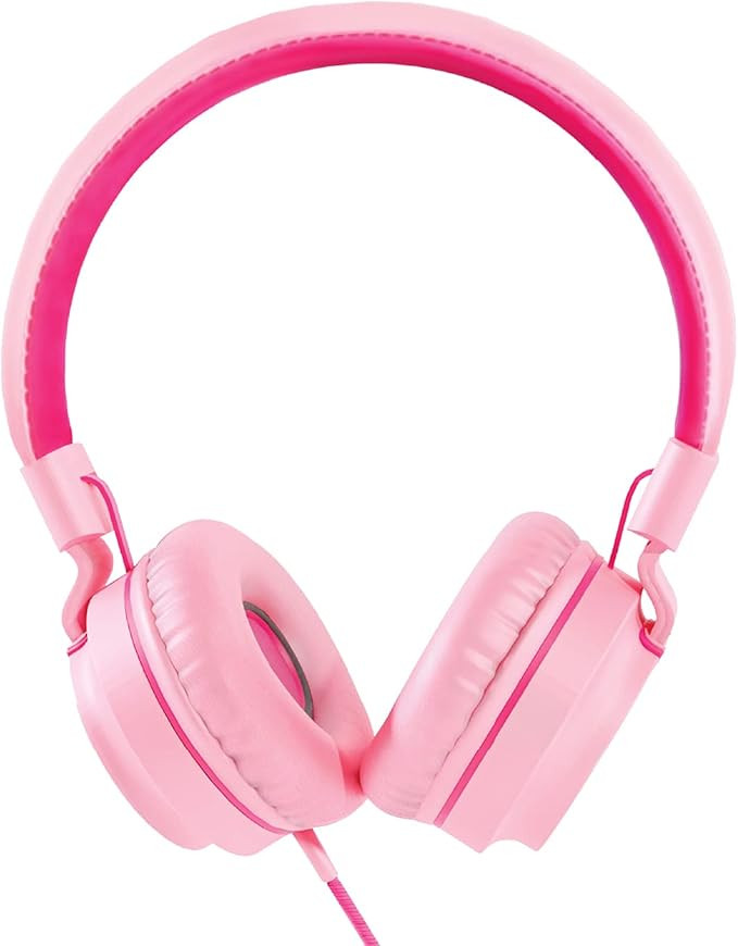 TALK WORKS Corded Headphones for Kids - Over Ear Headphones for Home, School, and Gaming - Lightw... | Amazon (US)