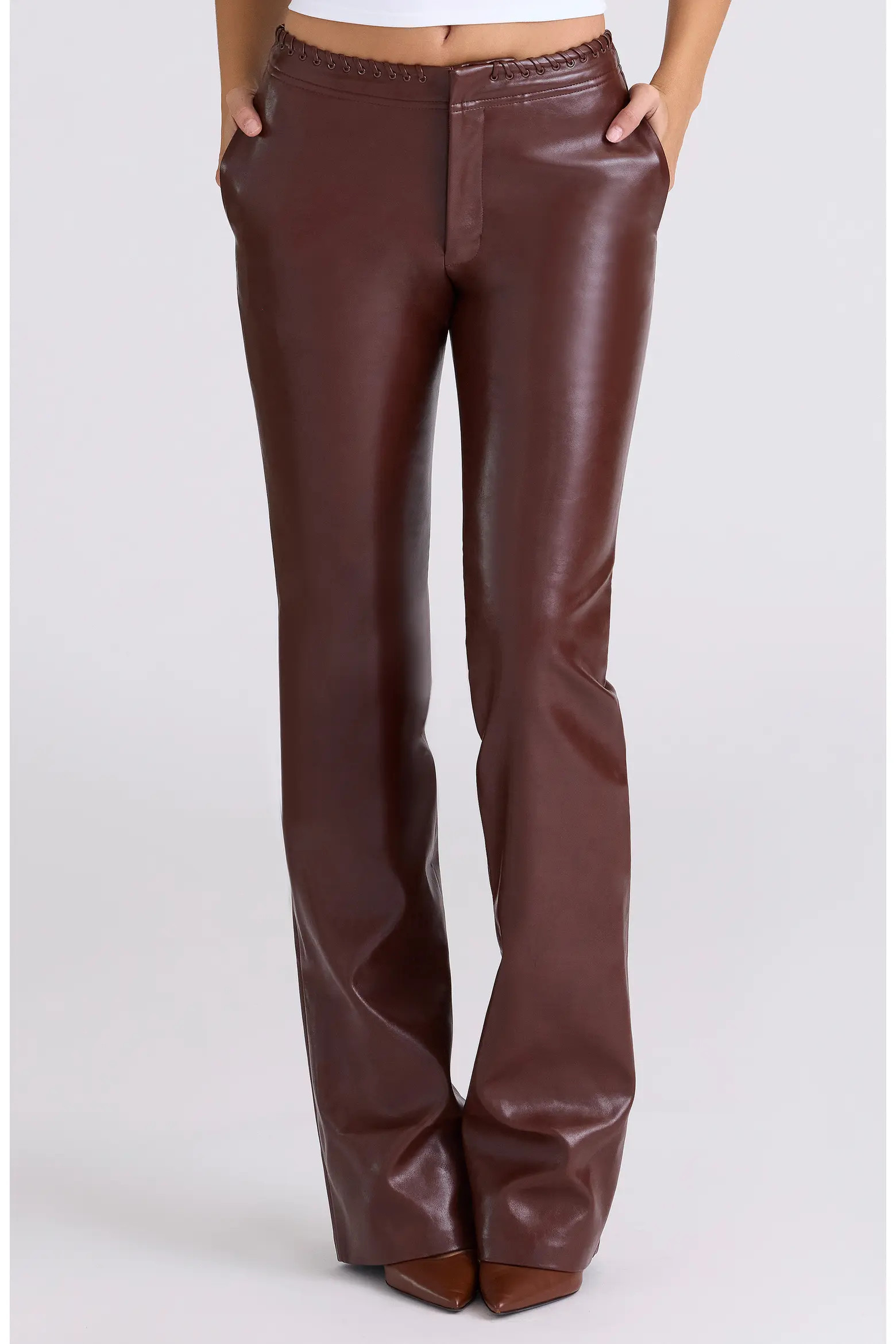 HOUSE OF CB Adara Faux Leather Pants (Women) | Nordstrom | Nordstrom