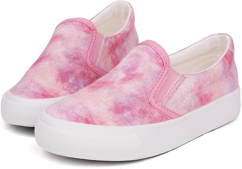 Toandon Toddler Kids Girls Sparkle Slip On Walking Shoes Age 2-10 | Amazon (US)