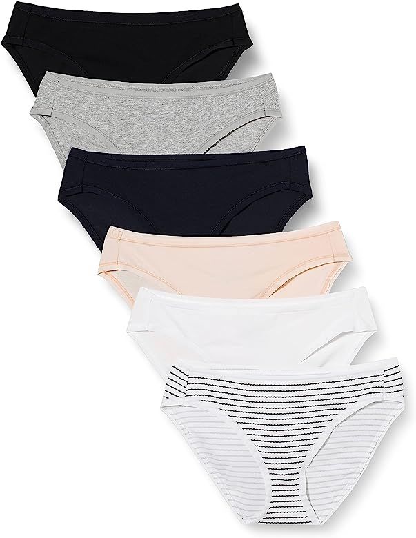 Amazon Essentials Women's Cotton Bikini Brief Underwear, Multipacks | Amazon (US)