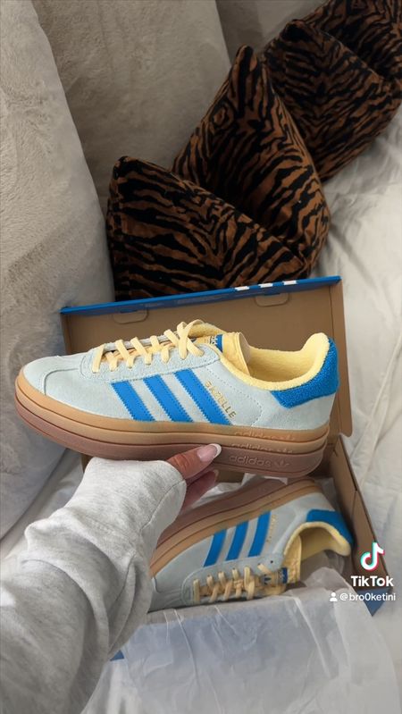 NEW adidas gazelle for spring! 💛🩵💛

#LTKshoecrush #LTKfindsunder100 #LTKSeasonal