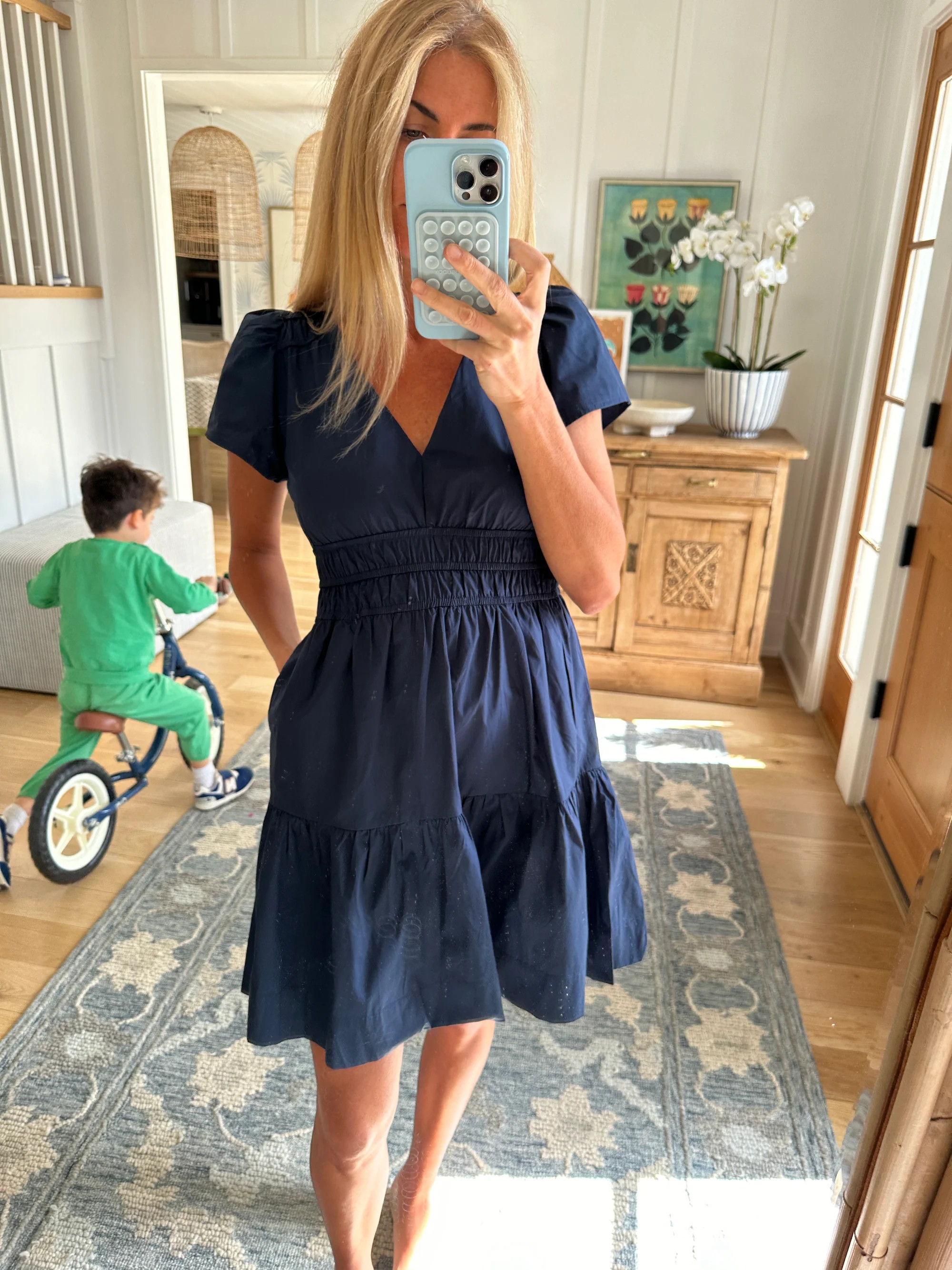 Anna Dress - Navy | Marea