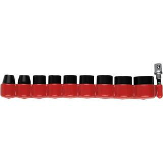IMPACT XPS Socket Set Metric with Standard SA (10-Piece) | The Home Depot