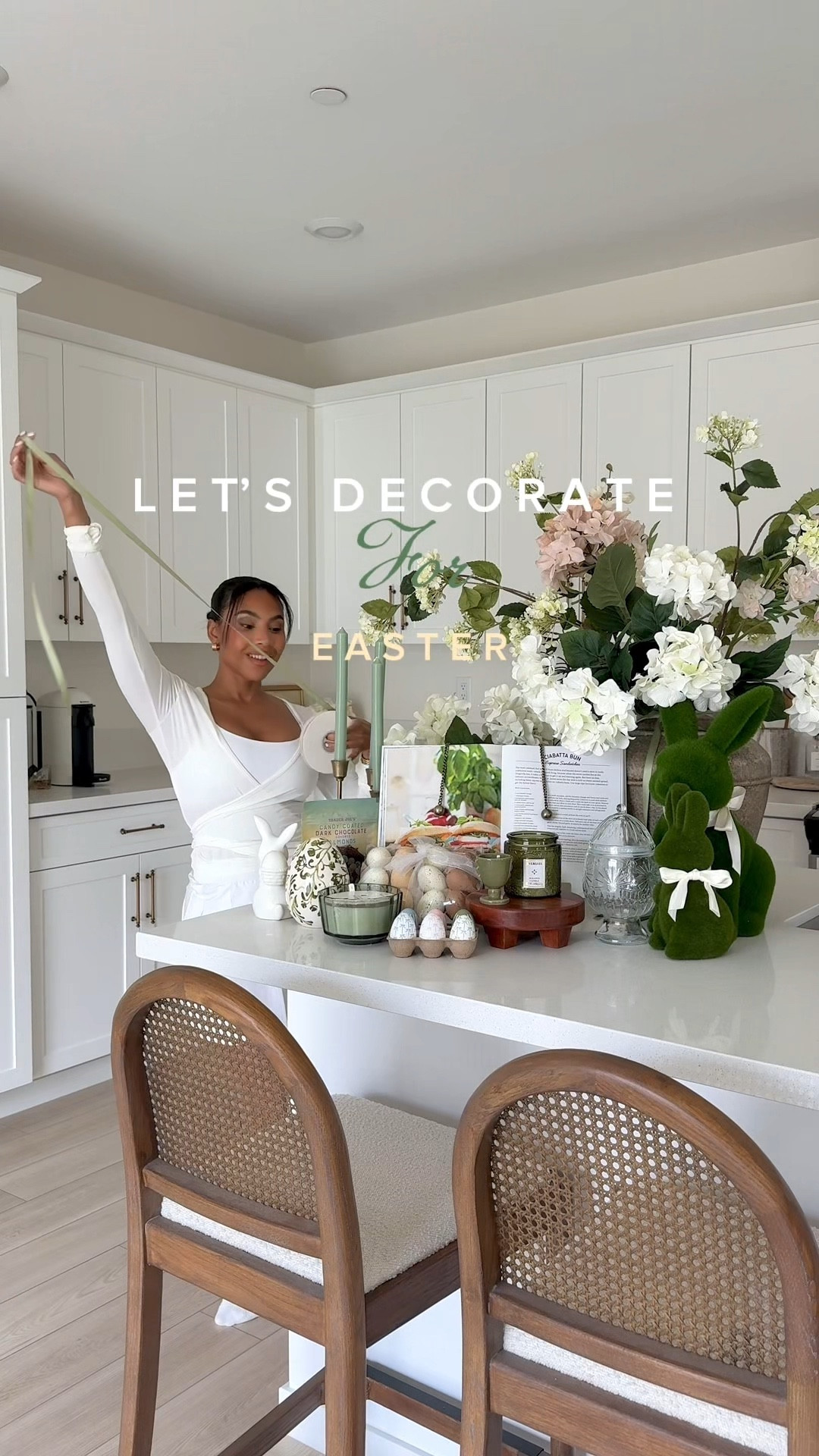 Spring refresh, but make it soft + timeless 🌿
Sage tones, fresh greenery, and a hint of elegance all around

#LTKHome #LTKSeasonal #LTKootd