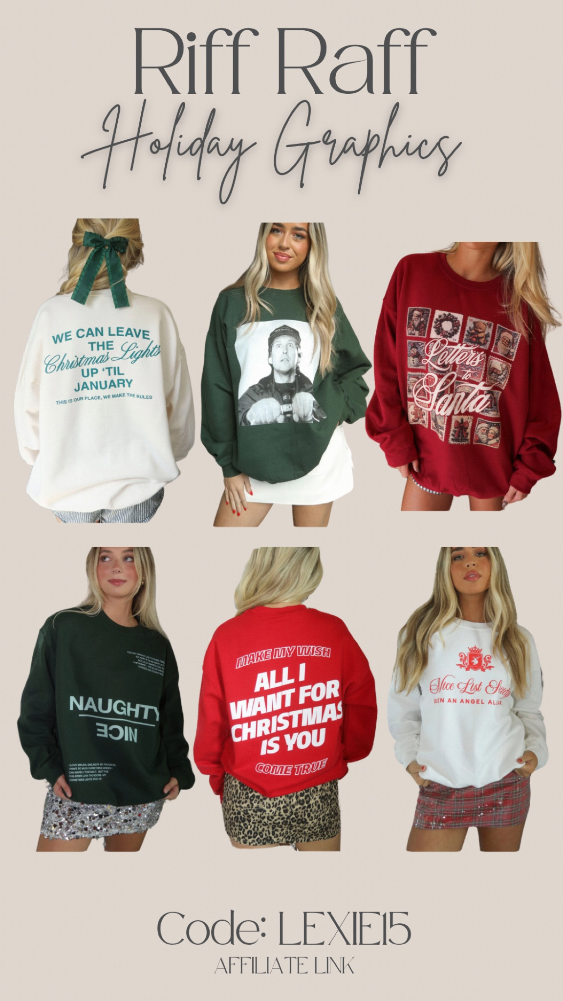 Code: LEXIE15 to save 15% 

#LTKSeasonal #LTKHoliday #LTKOver40