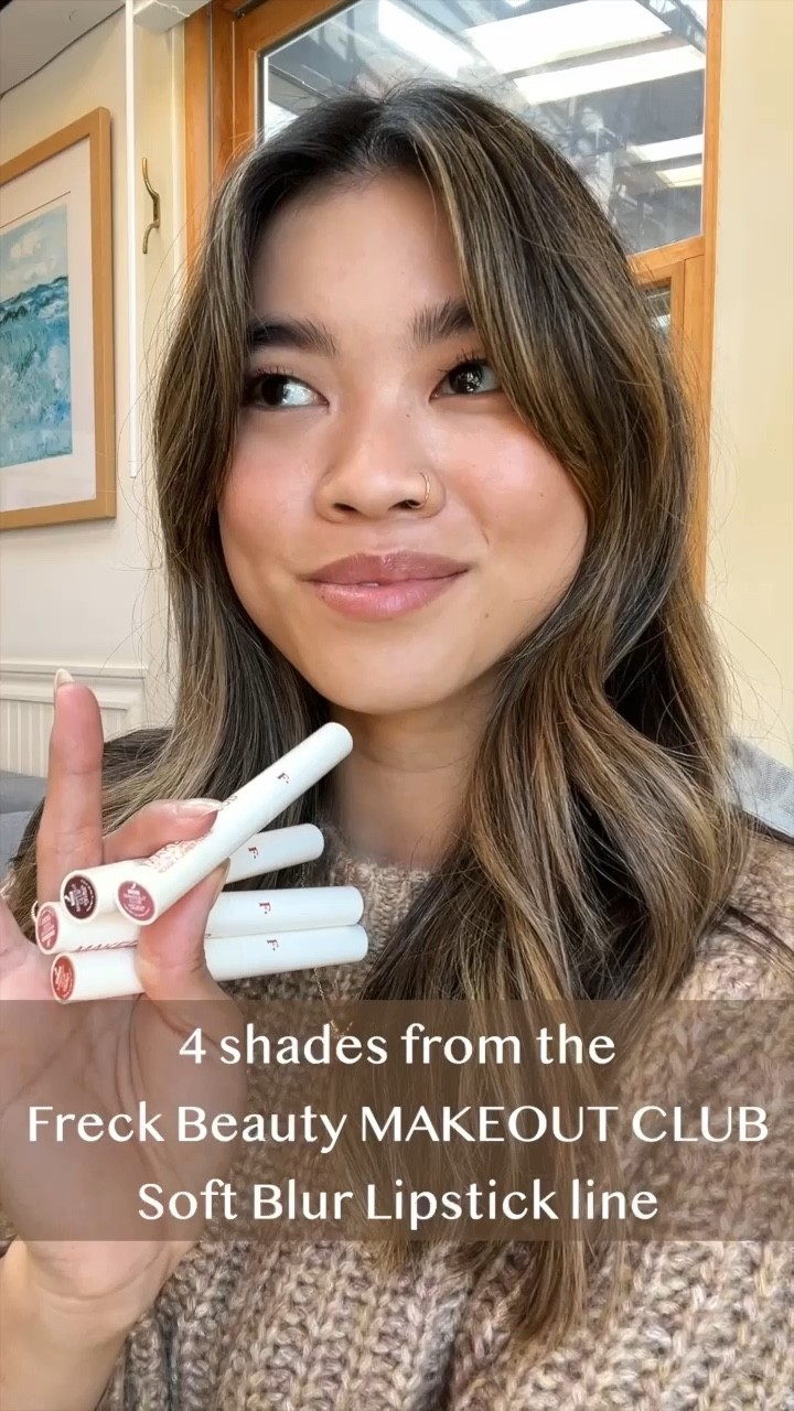 Loving @Freck Beauty’s MAKEOUT CLUB Soft Blur Lipstick line 🤎 4 soft blur matte lipsticks in the most gorgeous shades for fall!! I love that you can wear them boldly or blur them out for a casual flush of color - which shade is your favorite?? You can check them out at @sephora #ad #freckbeautypartner #freckbeauty 

#LTKbeauty #LTKSeasonal