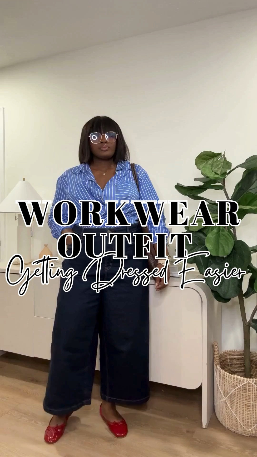 Finding office outfits that feel professional but still comfortable can be difficult. This wide leg denim and striped blouse combination creates a polished look that works for meetings, office days, and after-work plans.   Workwear outfit ideas, business casual outfits, office outfit ideas, women workwear fashion, professional outfits for women, wide leg jeans work outfit, office jeans outfit, casual Friday outfit, corporate style inspiration, modern workwear, chic office outfits, comfortable work outfits, stylish work clothes

#LTKootd #LTKWorkwear #LTKSeasonal