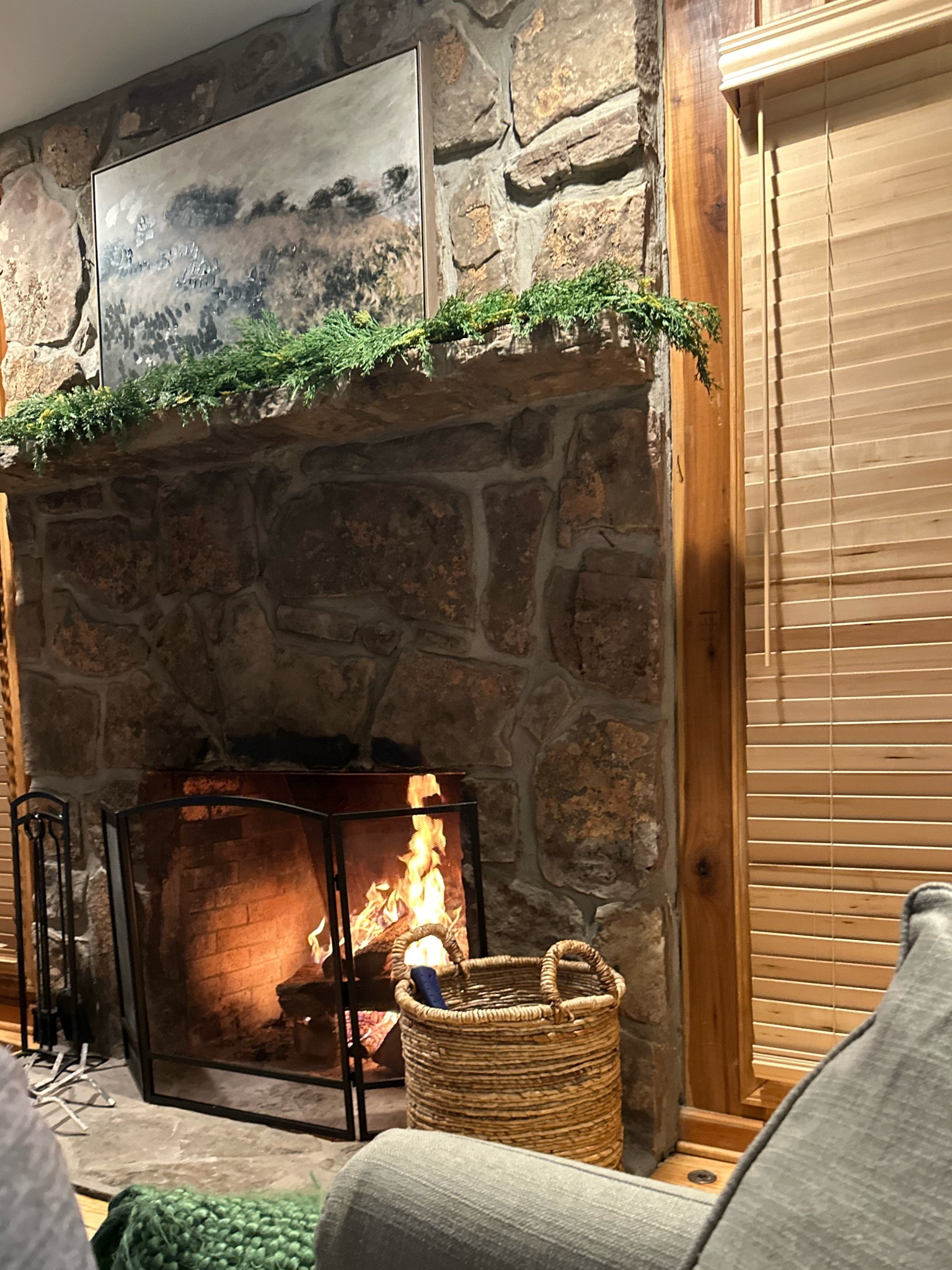 Carry your garland into the new year as great mantle greenery! 

#LTKSeasonal #LTKHome #LTKFindsUnder100