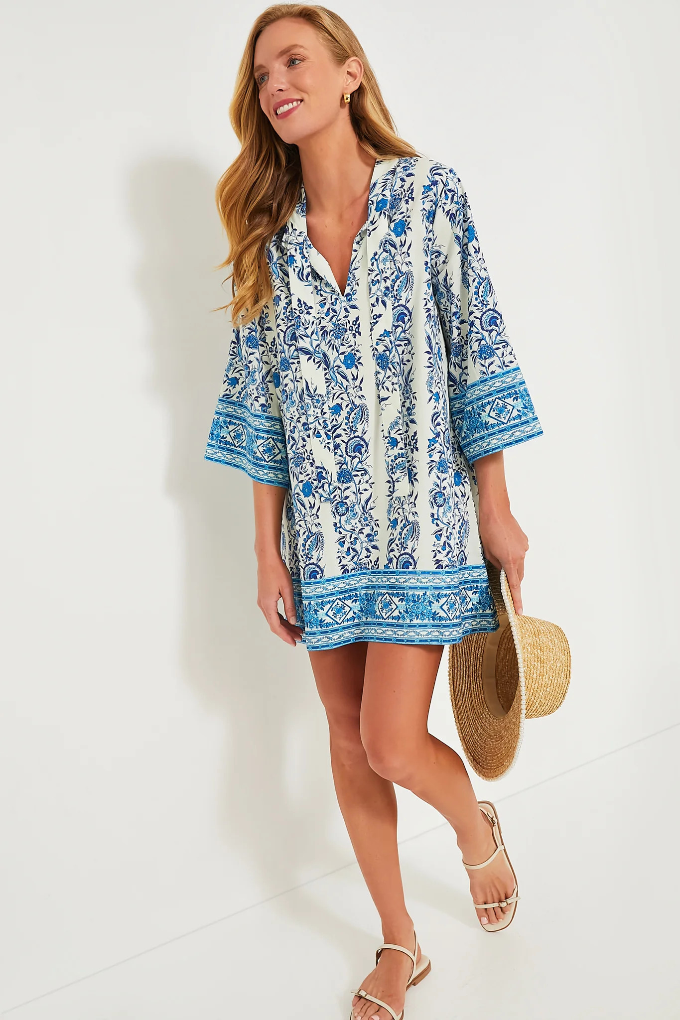 Cerulean Posy Marseille Coverup | Tuckernuck (US)