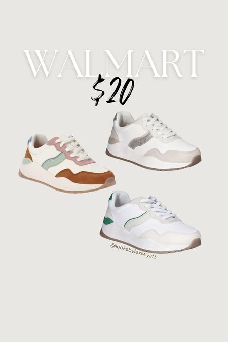 $20 chunky sneakers from Walmart 