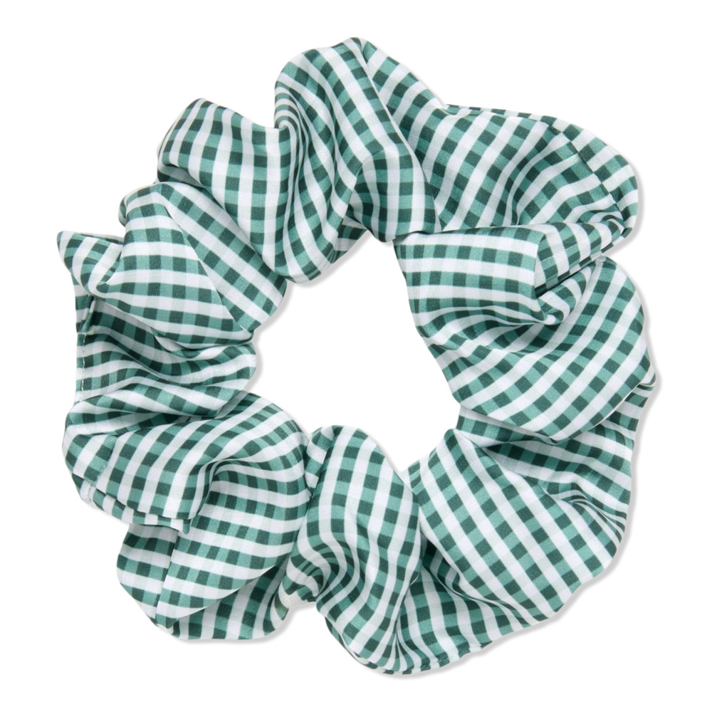 Wet Brush x Hill House Large Silk Scrunchie - Green Gingham | Ulta