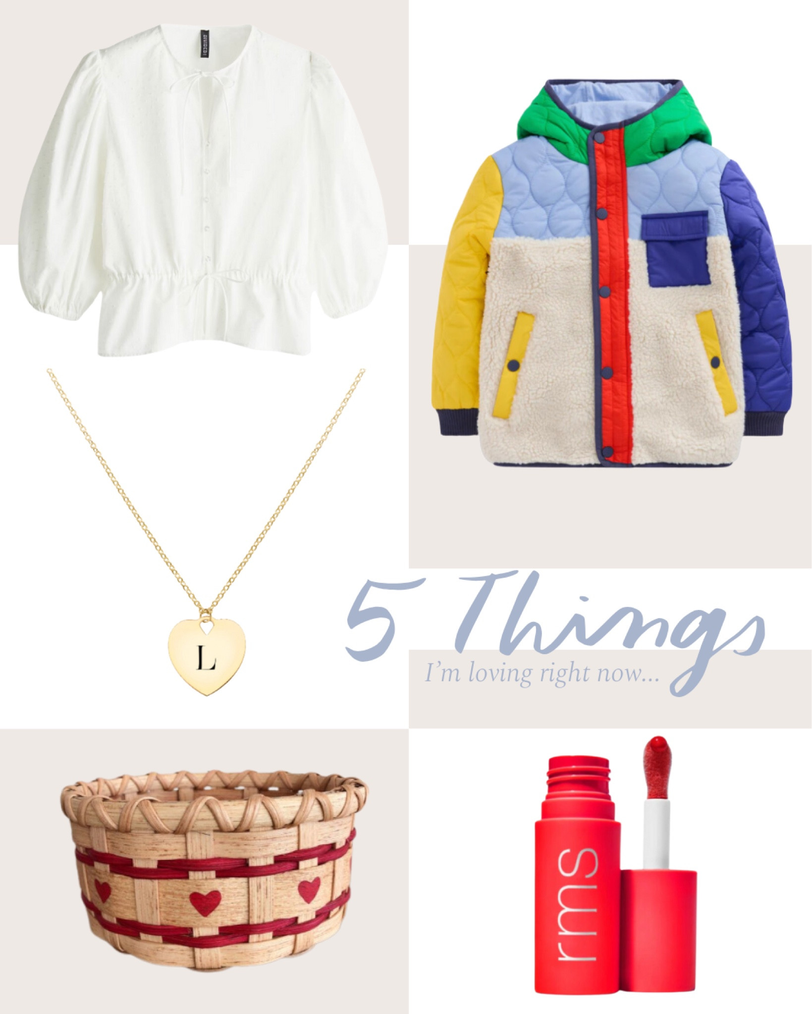 5 things I’m loving right now ❤️

#LTKStyleTip #LTKHome #LTKKids