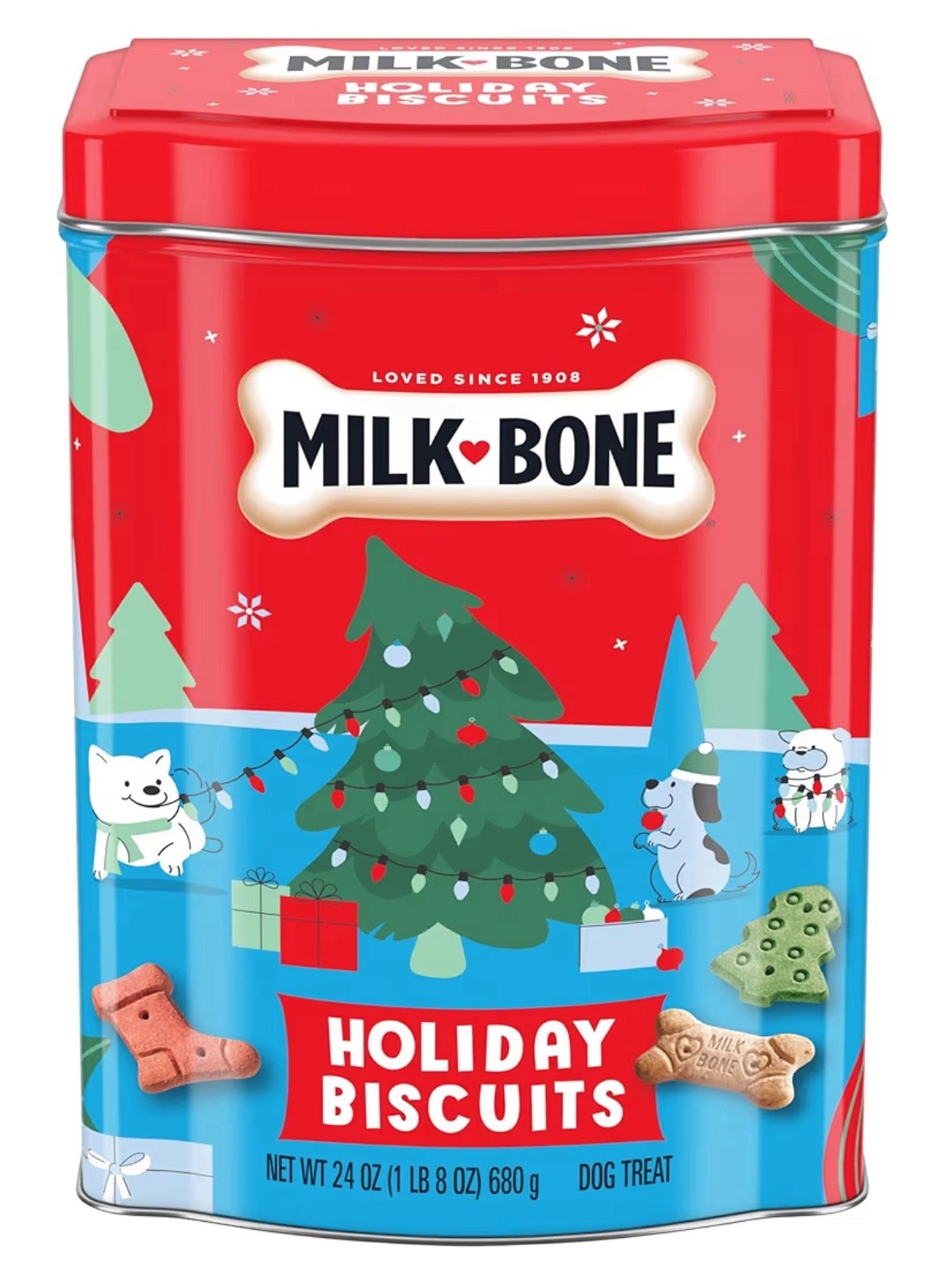 Need a fun gift for any precious pups?! 🐶 The Mike Bone Holiday Biscuits Canister is on sale today at Amazon for only $7, and arrives before Christmas!🎄 I bought this for my own dog for Christmas, and it’s quite a large container of fun seasonal themed treats. 

#LTKGiftGuide #LTKHoliday #LTKSaleAlert