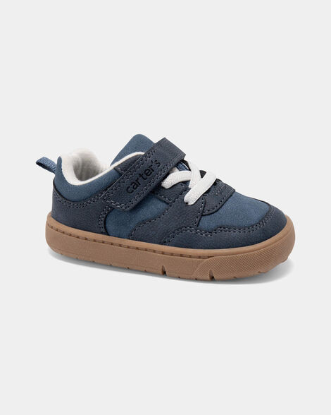 Baby Boy Every Step® First Walker Casual Shoes - Blue/Brown | Carter's Inc