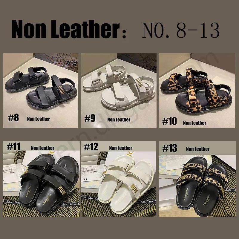 Di Or DUPE Leather And Non Leather Fashion Womens Sandals Slippers With Metal Buckle And Summer C... | DHGate