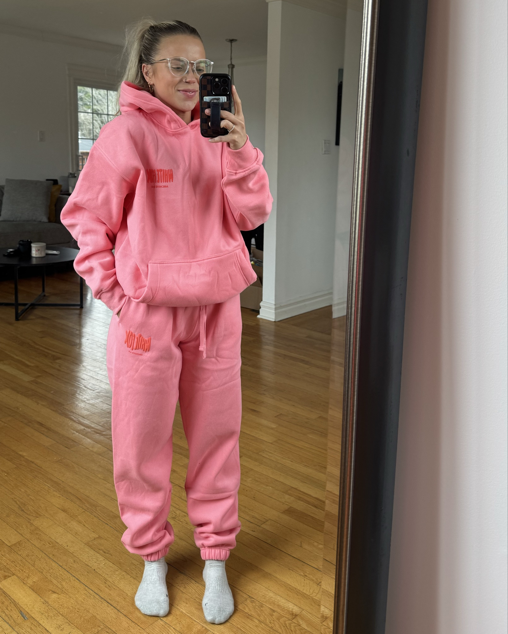 MATCHING WHITEFOX SET (can’t tag but I’ll link) 

I’m 5’2 and roughly 135lbs! 

sweater xs/s (runs SO big🥲) could honestly have sized down https://whitefoxboutique.ca/products/archive-6-0-oversized-hoodie-melon?variant=40474549321800

sweats medium (wish I’d gotten a small) https://whitefoxboutique.ca/products/archive-6-0-sweatpants-melon?variant=39844760453192

#LTKcanada #LTKspring #LTKtravel