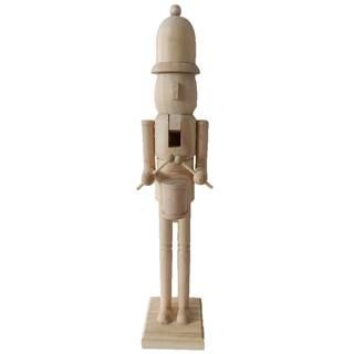 24" Unfinished Wood Drummer Nutcracker by ArtMinds™ | Michaels Stores