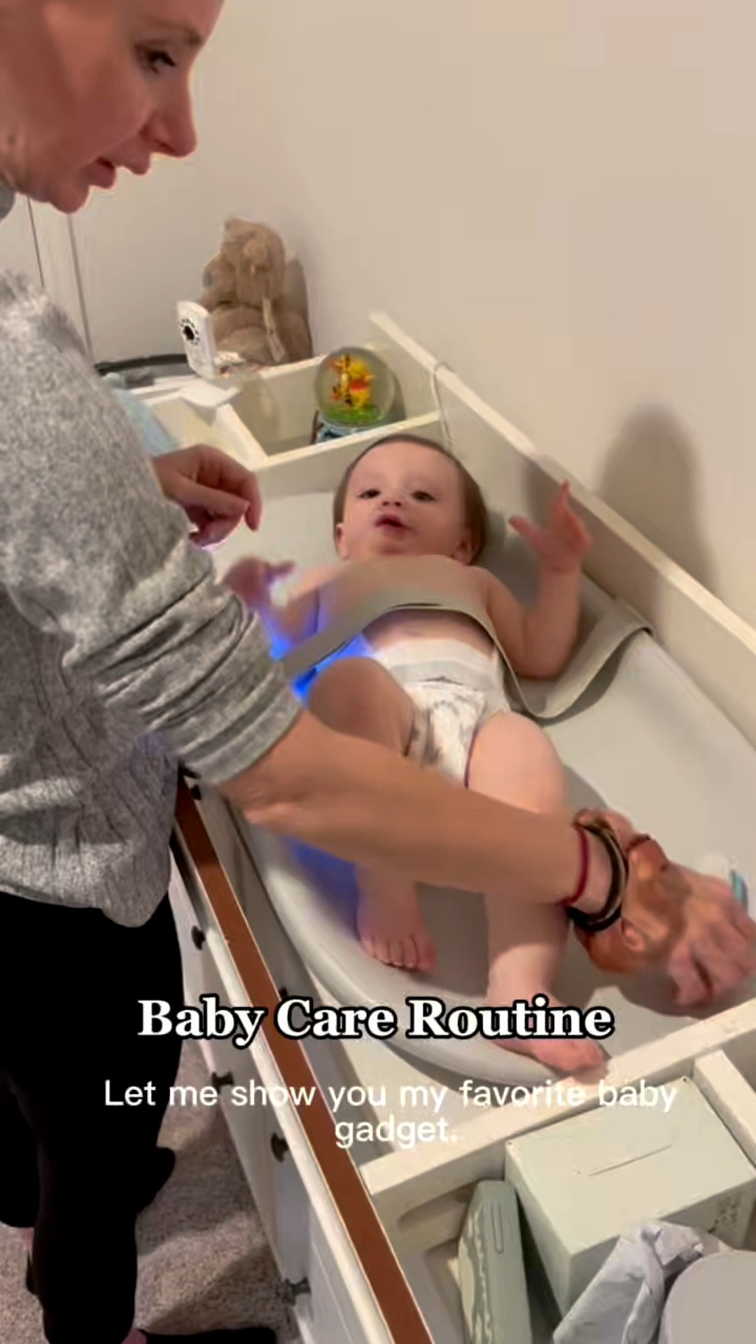 diaper changes used to feel like a full workout…

my baby wouldn’t stay still, and it made something so simple feel stressful every time

this completely changed things for me 🤍

from the calming lights + sounds to tracking growth, it actually keeps him engaged and makes the whole process so much easier

anything that simplifies mom life is a win in my book

shop this must-have below 👇

#LTKBaby #LTKdayinmylife #LTKmomlife