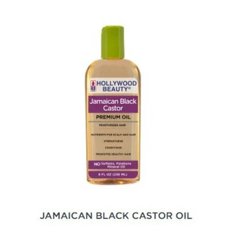 Hollywood Beauty Jamaican Black Castor Oil for Hair Scalp and Skin 2 fl oz Moisturizing All Hair Types | Walmart (US)