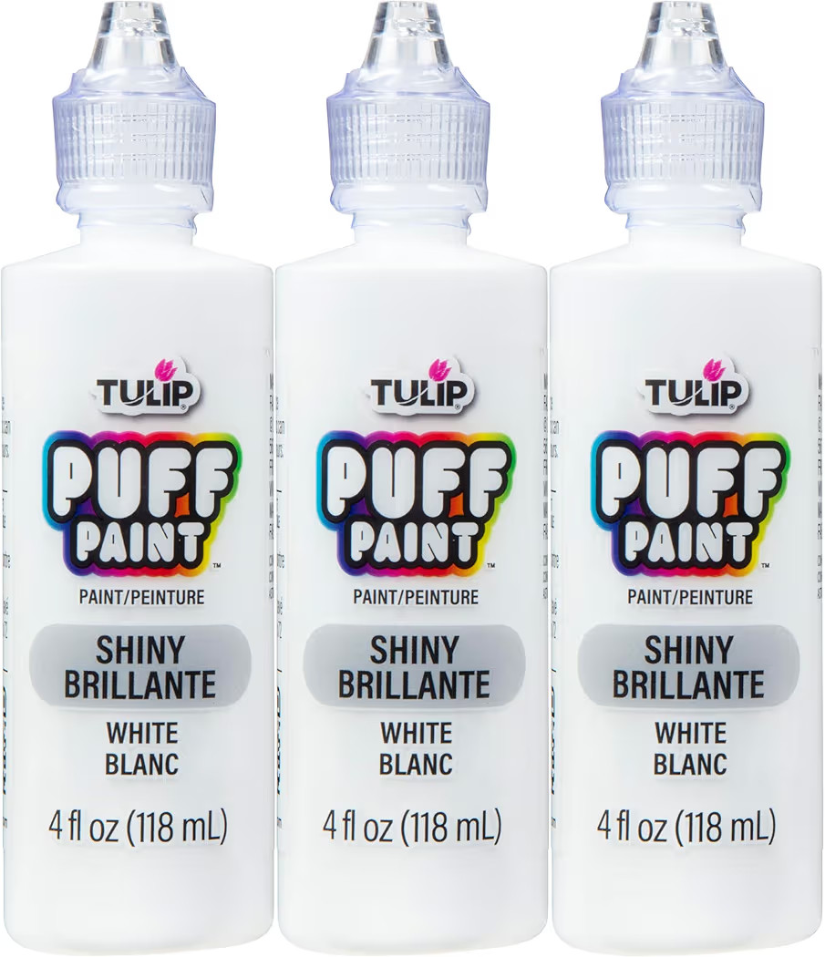 Tulip Puff Paint Slick White 4 Fl Oz (Pack of 3) | Amazon (US)