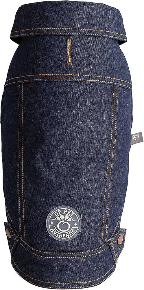 GF Pet Denim Dog Jacket (XX-Small) | Amazon (US)