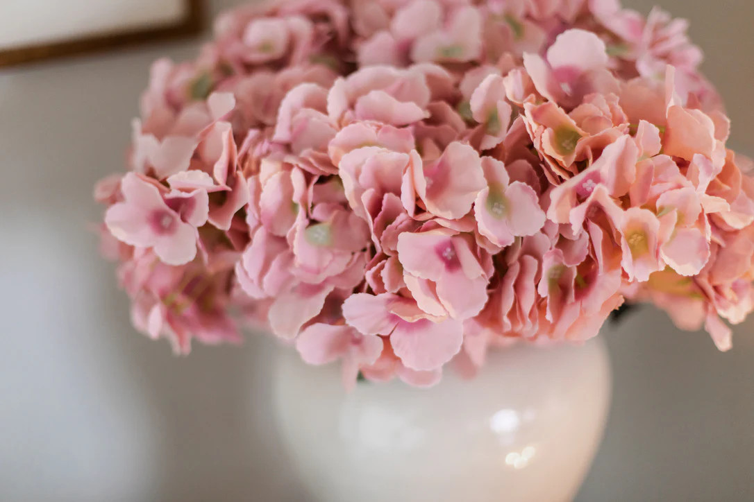 PINK HYDRANGEA STEM | The Crowded Table Co. 