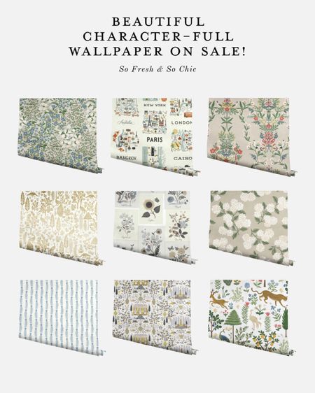 Use code HOME20 for 20% off! Beautiful wallpaper on sale from Rifle Paper Co.
-
Peel and stick wallpaper - floral wallpaper - vintage inspired wallpaper - colorful wallpaper - powder room wallpaper - home office wallpaper - kids room wallpaper - small floral print wallpaper - botanical wallpaper - teen room decor - kids room decor - nursery wallpaper - nursery decor 

#LTKsalealert #LTKbaby #LTKhome