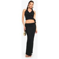 Womens Mesh Maxi Skirt - Black - 6 | boohoo (US & Canada)