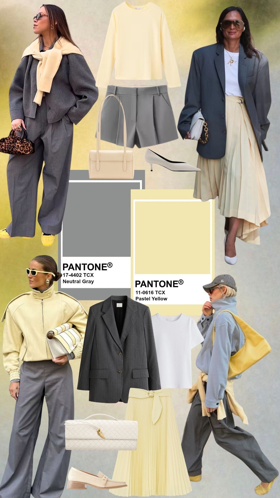 Neutral Gray x Pastel Yellow

A soft, polished colour pairing that makes transitional dressing feel instantly elevated. Neutral gray brings structure and sophistication, while pastel yellow adds a fresh, light touch that brightens the whole look. Think tailored trousers, oversized blazers, easy knits and pleated skirts styled with creamy accessories for a chic take on early autumn dressing.

Neutral Gray, Pastel Yellow, Transitional Style, Autumn Style, Fall Fashion, Soft Tailoring, Workwear Style, Minimal Style, Quiet Luxury, Chic Outfits

#LTKFashionMonth #LTKuk #LTKautumn