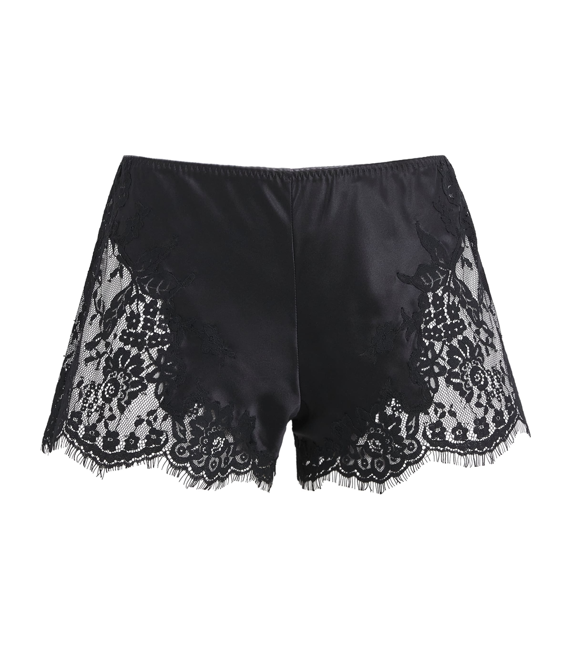 Marjolaine Silk Floral Tess Shorts | Harrods UK
