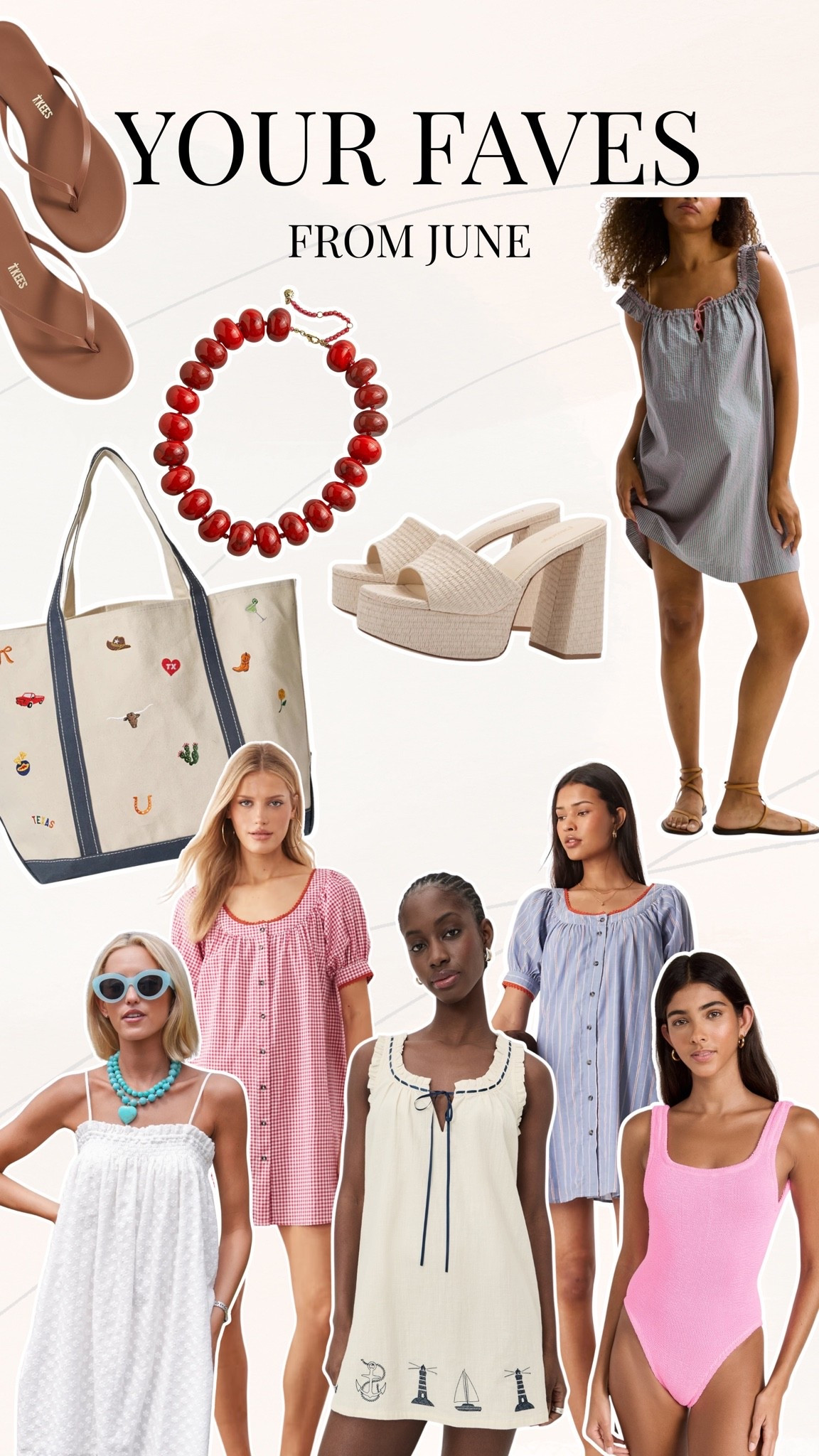 A roundup of all your favorites from June ☀️ 



Babydoll dress, mini dress, summer outfit inspo, accessories, canvas tote bag, women’s shoes, seasonal favorites, summer must haves

#LTKSeasonal