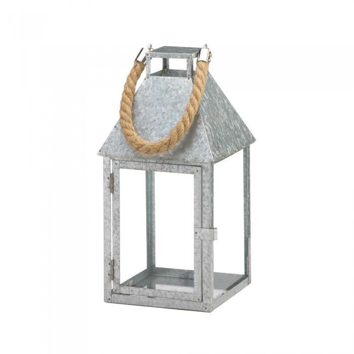 LARGE GALVANIZED FARM-STYLE LANTERN | Walmart (US)