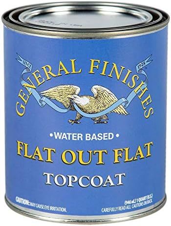 General Finishes Flat Out Flat Topcoat, Quart | Amazon (US)