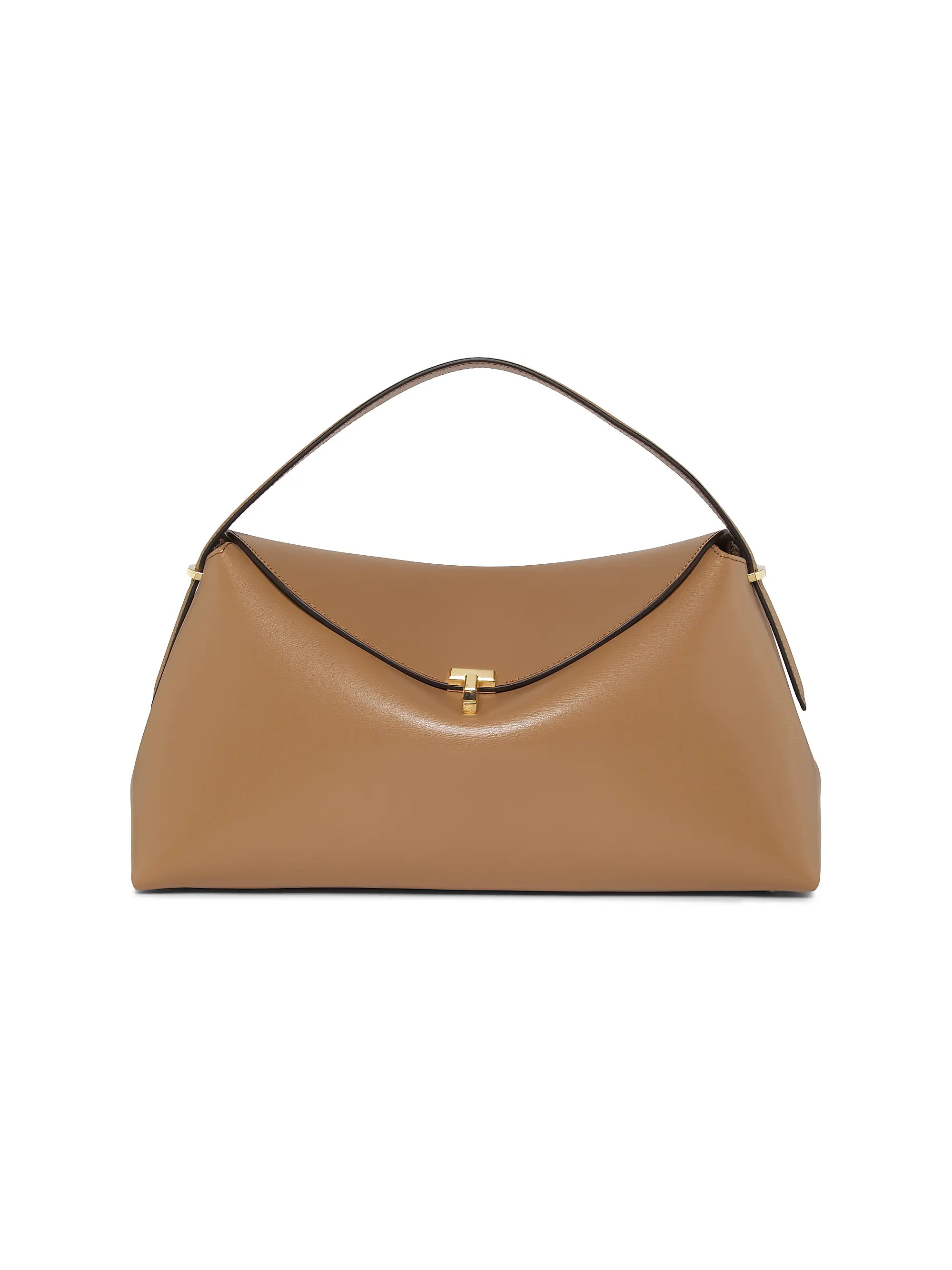 T-Lock Leather Top Handle Bag | Saks Fifth Avenue