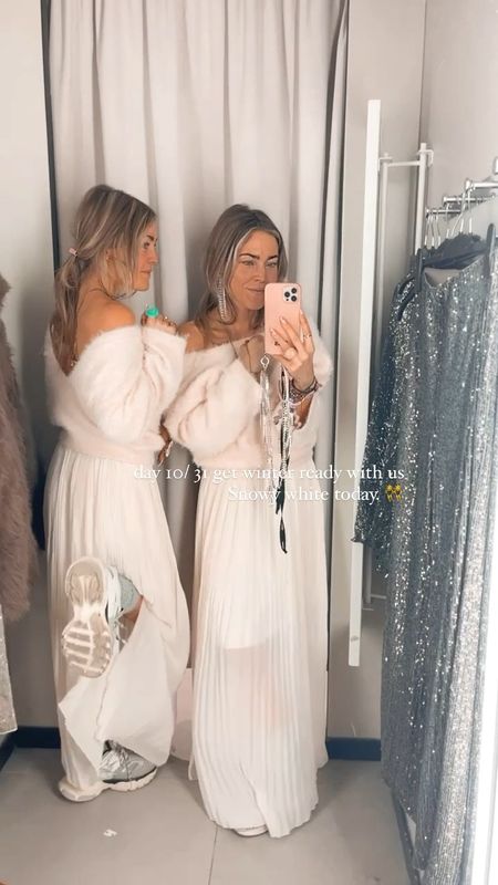 day 10/31 get winter ready with us. Snowy white today ☁️☁️ #LTKgift #getreadywithus #grwm
.
We linked our snowy white sets. And girls we found also similar styles for you cause we know the holiday season styles are so popular atm. love to help you to get you winter holiday ready xx bySiss twins 
.
#newyear2023 #newyearparty #christmasstyle #holidayseason #teddy #whiteoutfit #hmxme #christmasoutfit #christmasseason #styleideas #fashioninspiration #Fashion 

#LTKHoliday #LTKVideo #LTKGiftGuide