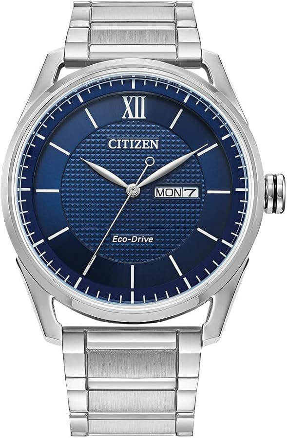 Citizen Men's Classic Eco-Drive Watch with 3-Hand Day and Date | Amazon (US)