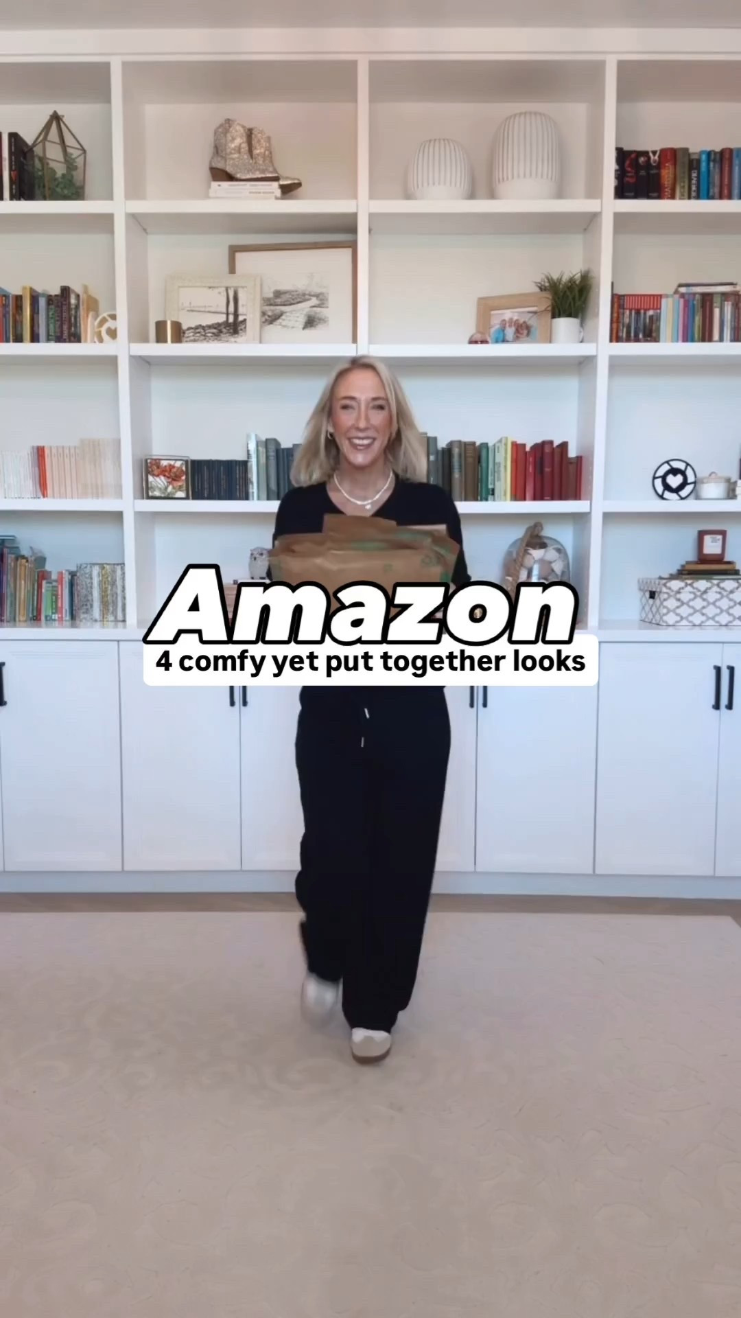 Amazon - 4 comfy yet put together looks * Long Sleeve V Neck Wide Leg Pants 2 Piece Set - size small. 8 colors * Sneakers - tts. 1. Short Sleeve Wide Leg Crop Pants Lounge Set - size small. 14 colors. 2. Cap Sleeve Short Set - size small. 16 colors (stripes and solids). Currently 32% off. 3. Cap Sleeve V Neck Dress - size small. 8 colors. Currently has a coupon. * Sandals - tts. 4. Square Neck Sleeveless Dress - size small. 11 colors. Currently 40% off. * Oversized Denim Jacket - size small. * Wedges - linked similar.

 

#LTKOver40 #LTKSeasonal #LTKFindsUnder50