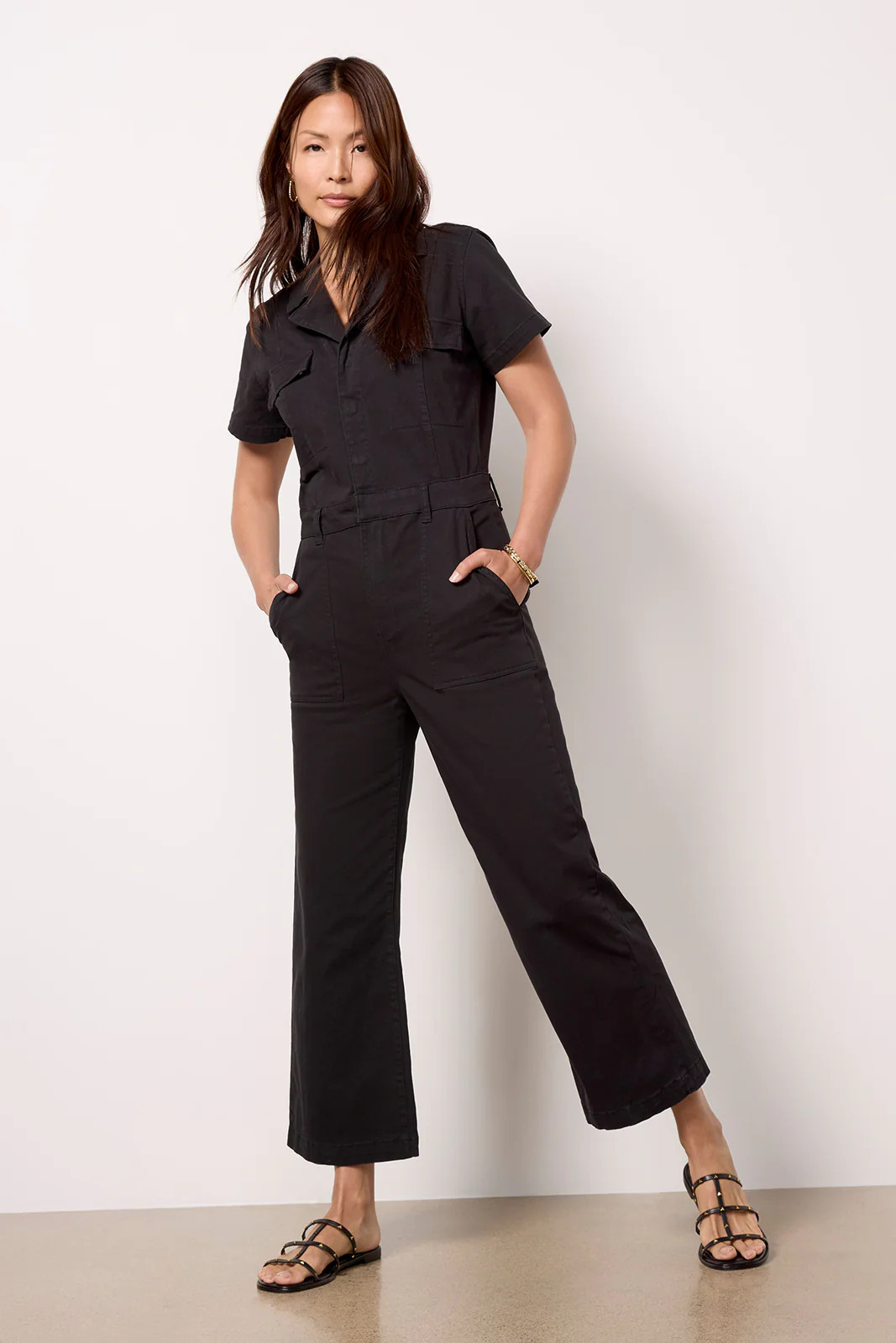 PISTOLA Women's Makenna Jumpsuit, Size XS, Black | Evereve