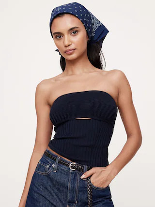 Sculpted Cut-Out Top | Banana Republic (CA)