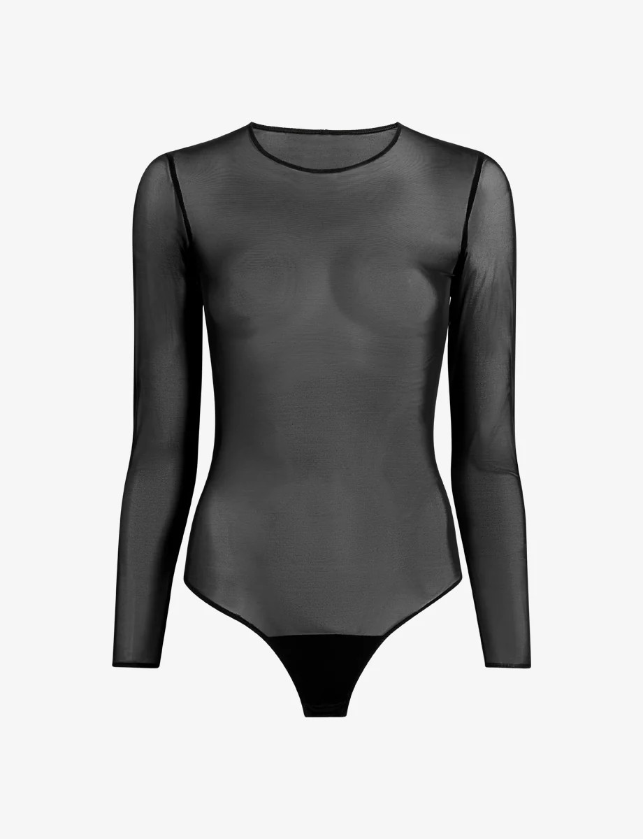Chic Mesh Long Sleeve Bodysuit | Commando®