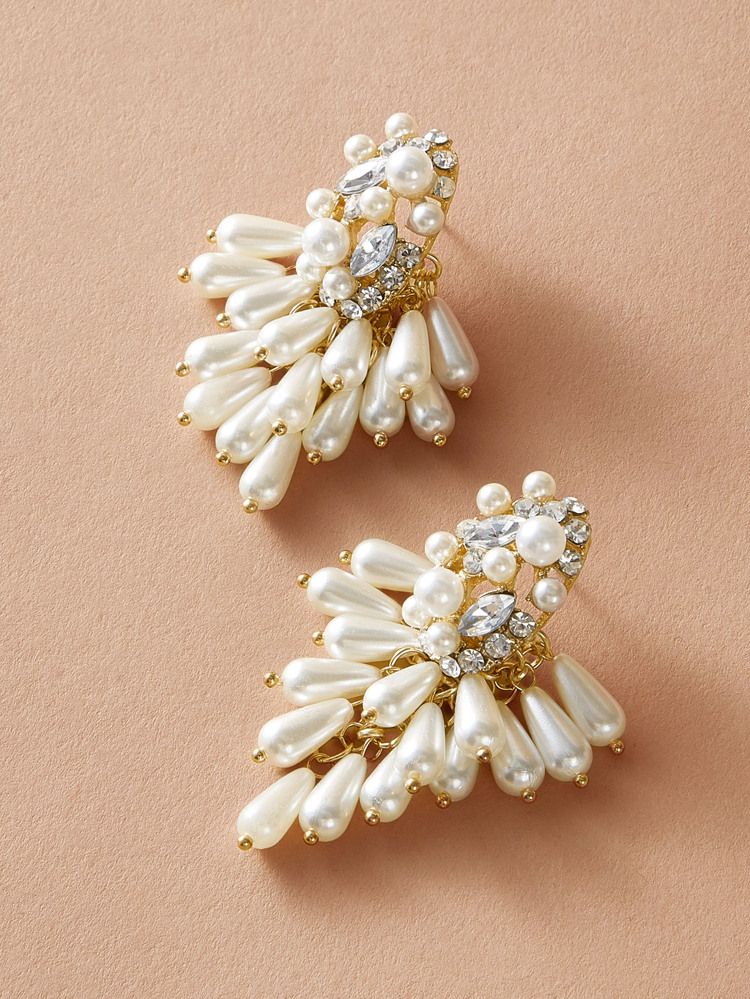 Faux Pearl Design Drop Earrings | SHEIN