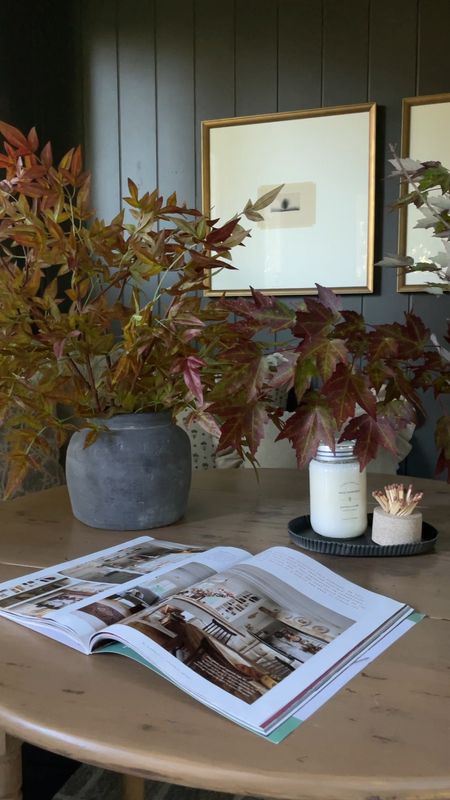 Comparing these faux fall branches to real ones- the colors are so beautiful and similar! 🍁 

#LTKFind #LTKhome #LTKSeasonal