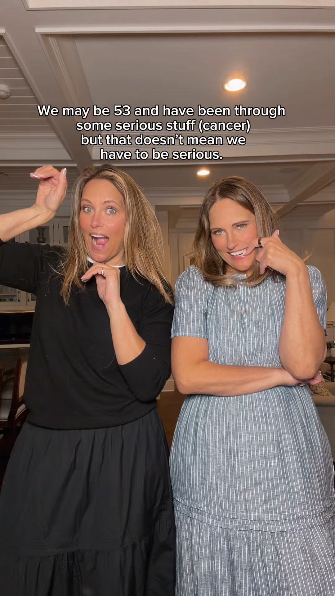 Life can be hard sometimes but don’t let it take away your fun! 

As cancer survivors we know the best medicine can be laughter.  Be goofy! Be fun! Be light hearted! And always always take care of your health. Advocate for yourself when you feel something isn’t right! Get your mammograms, mri, colonoscopy. All the things.  And don’t forget your mental health either!  

Just be yourself and find those people that let you.  

#LTKdayinmylife #LTKOver40 #LTKMidsize