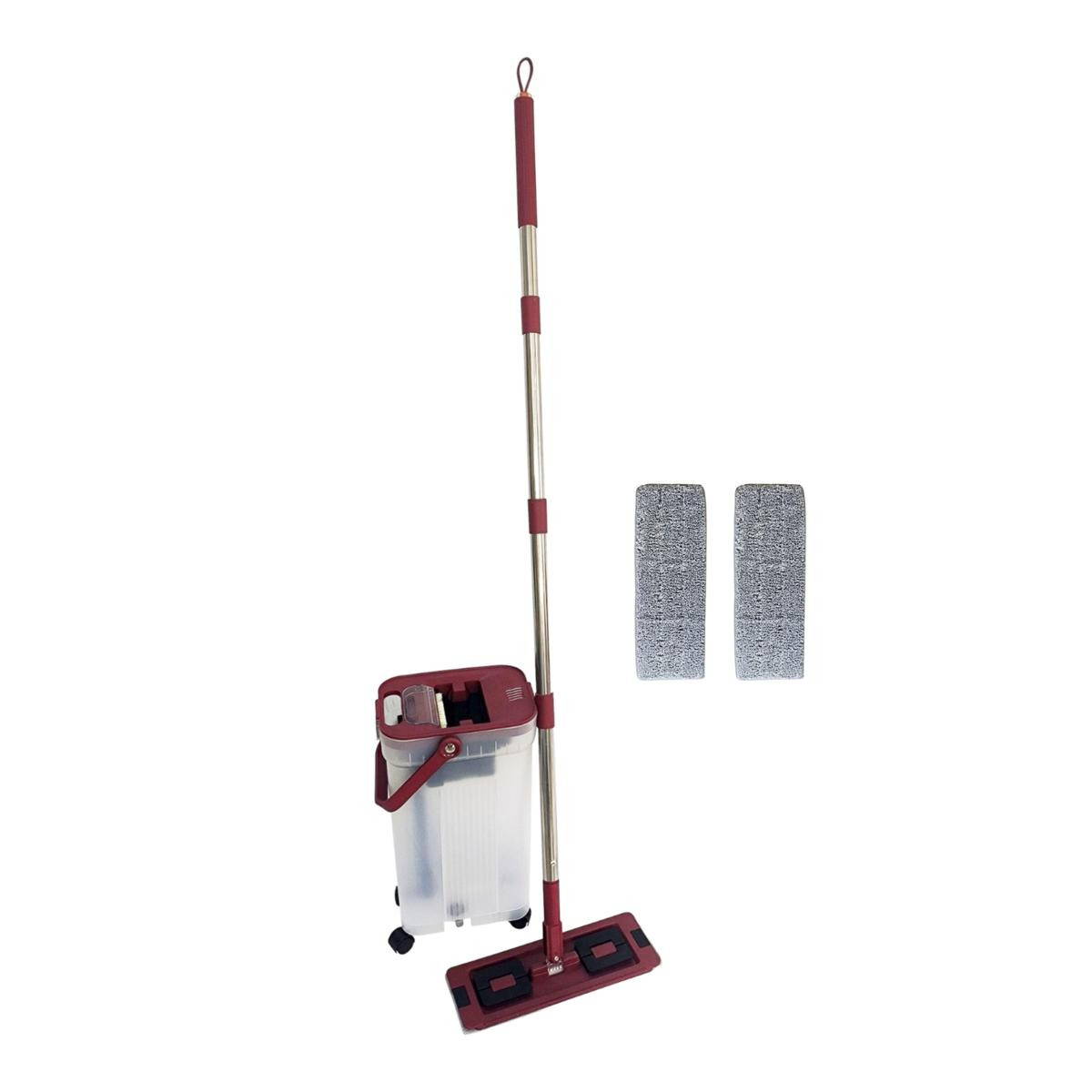 Clearly Clean HandiMop 3-Chamber Mop and Bucket Kit | HSN