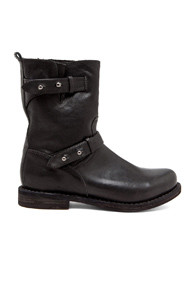 rag & bone Leather Moto Boots in Black | FWRD 